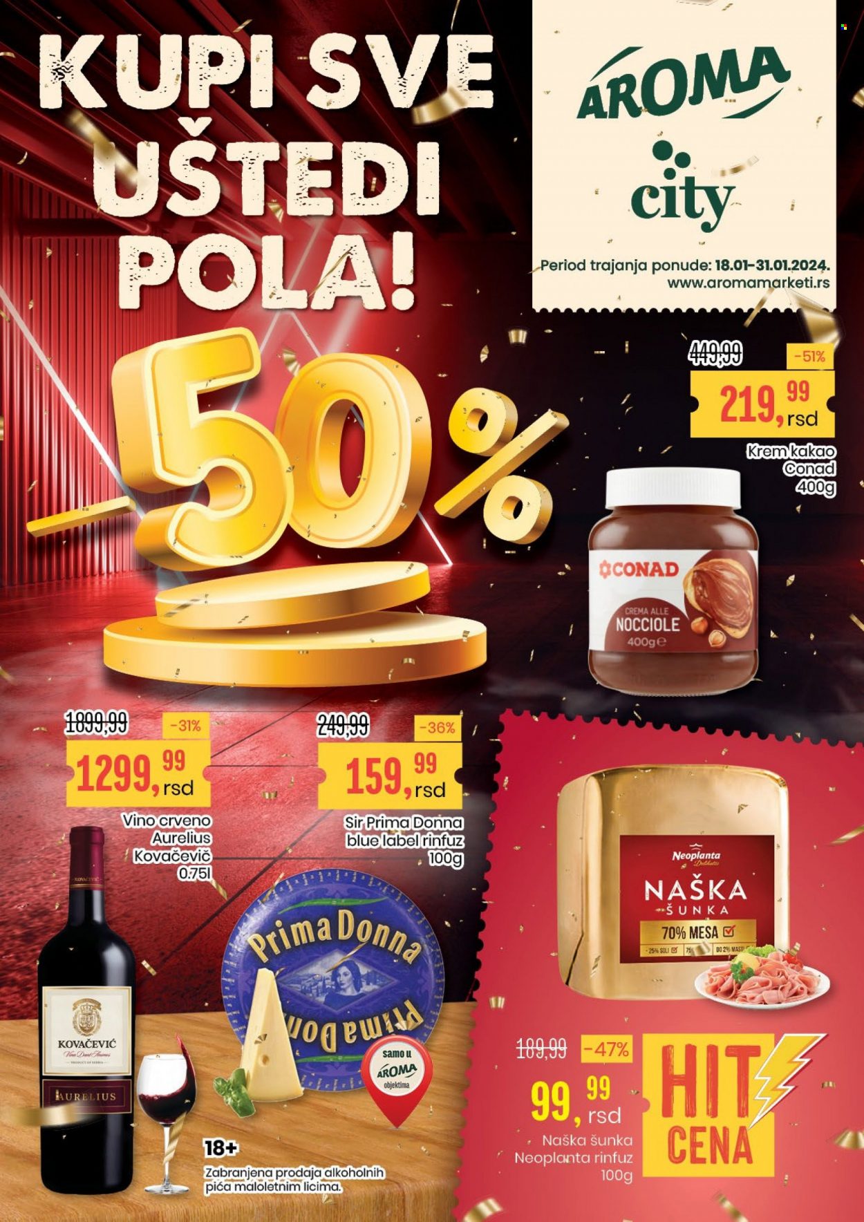Aroma Market katalog - 18.01.2024 - 31.01.2024. Stranica 1