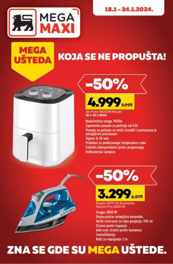 Mega Maxi katalog - 18.01.2024 - 24.01.2024.