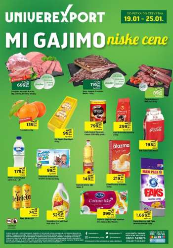 Univerexport katalog - 19.01.2024 - 25.01.2024.