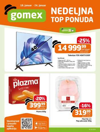 Gomex katalog - 18.01.2024 - 24.01.2024.
