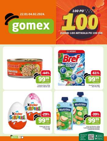 Gomex katalog - 22.01.2024 - 04.02.2024.