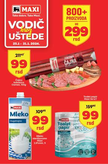 Maxi katalog - 25.01.2024 - 31.01.2024.