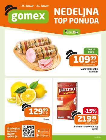 Gomex katalog - 25.01.2024 - 31.01.2024.