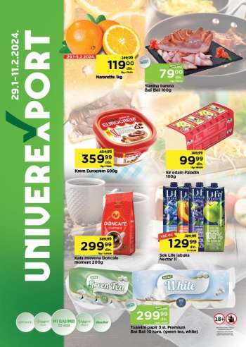 Univerexport katalog - 29.01.2024 - 11.02.2024.
