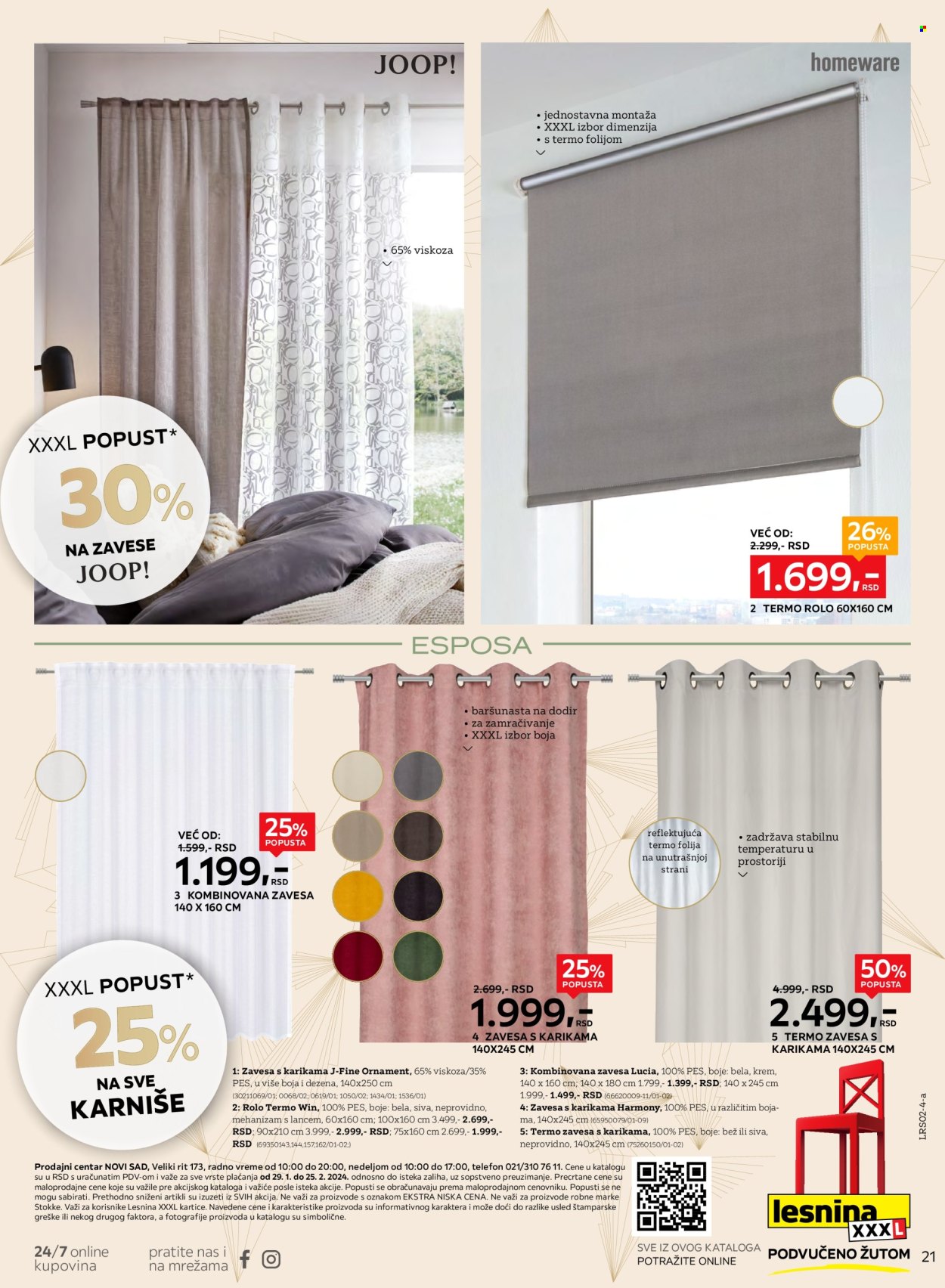 Lesnina XXXL katalog - 29.01.2024 - 25.02.2024. Stranica 21