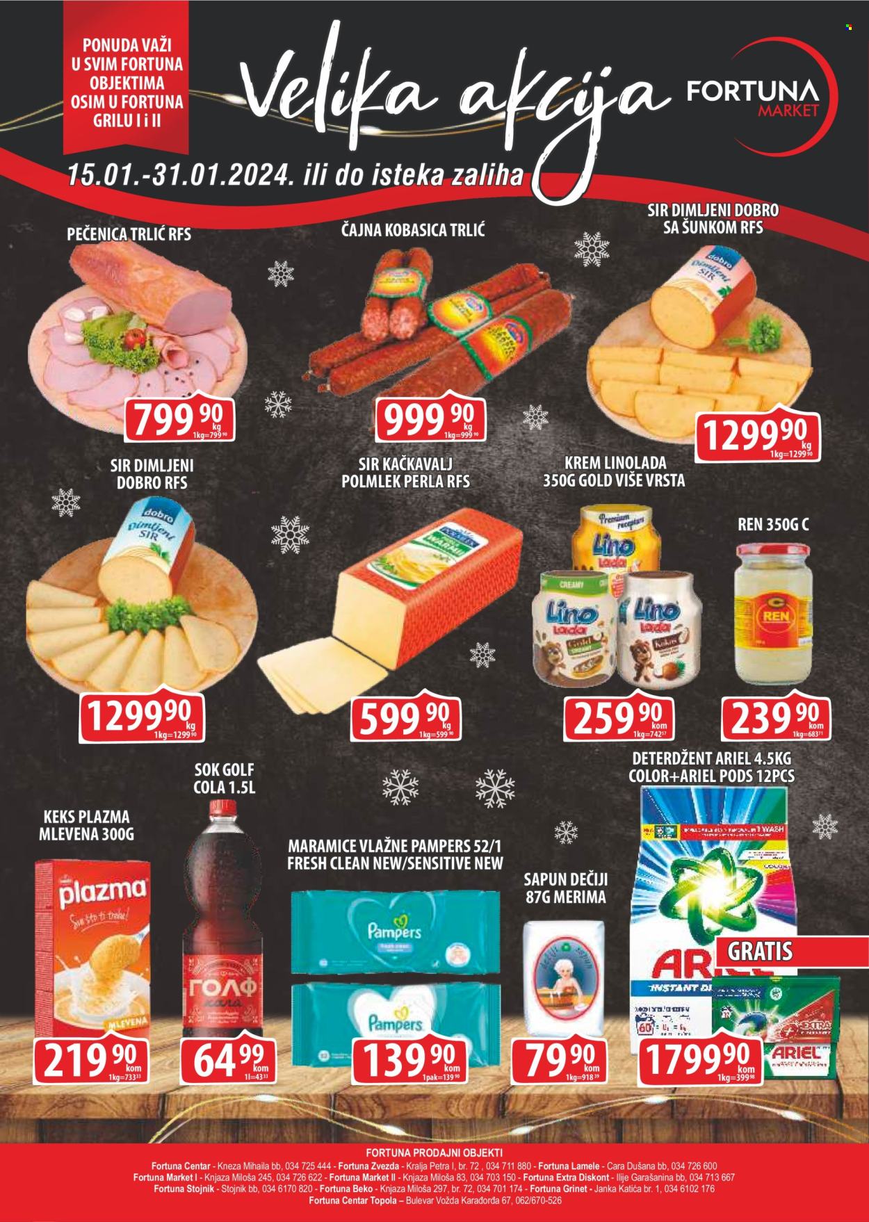 Fortuna Market katalog - 15.01.2024 - 31.01.2024. Stranica 1