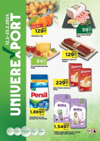 Univerexport katalog - 12.02.2024 - 25.02.2024.