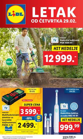 Lidl katalog - 29.02.2024 - 06.03.2024.