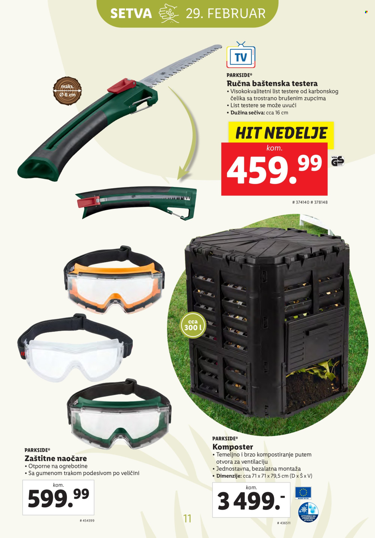Lidl katalog. Stranica 11