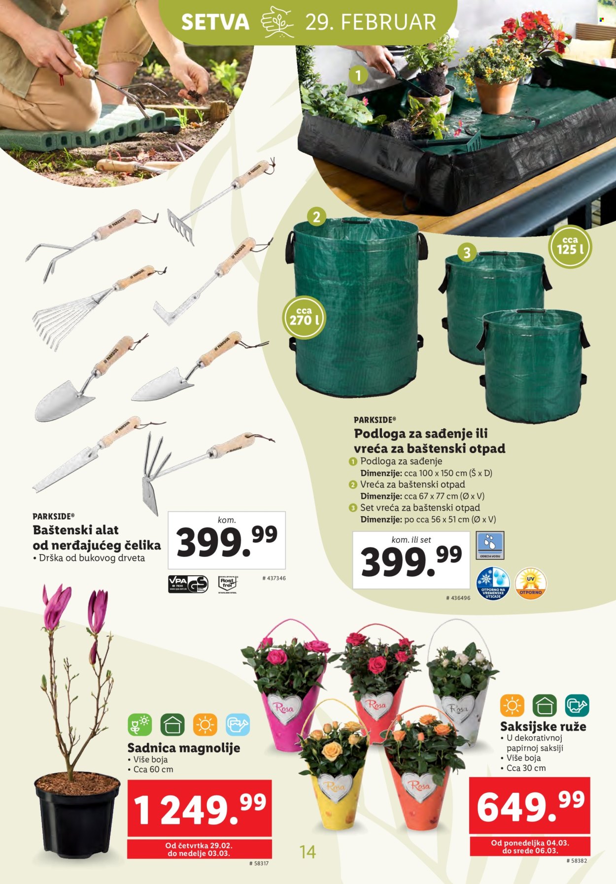 Lidl katalog. Stranica 14