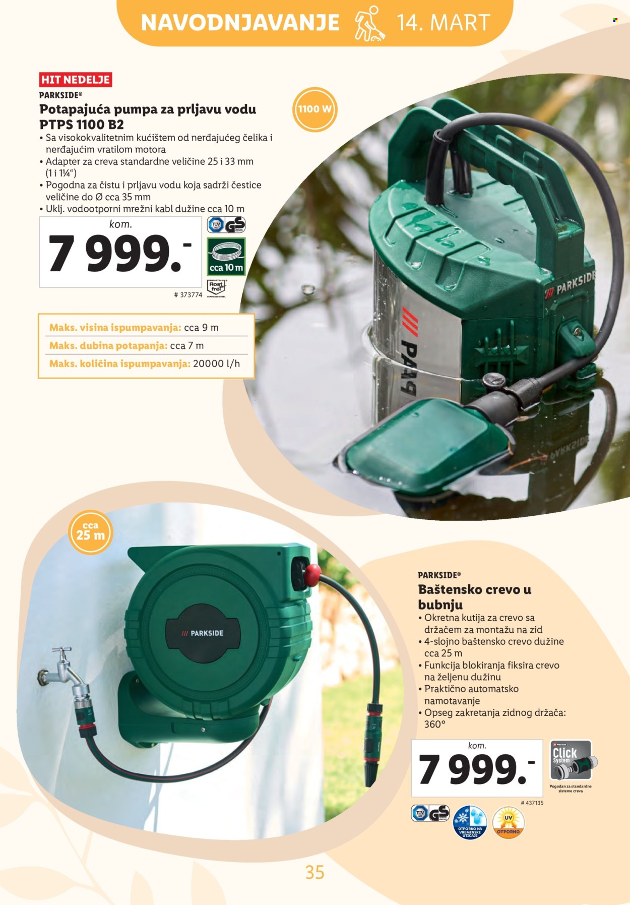Lidl katalog. Stranica 35