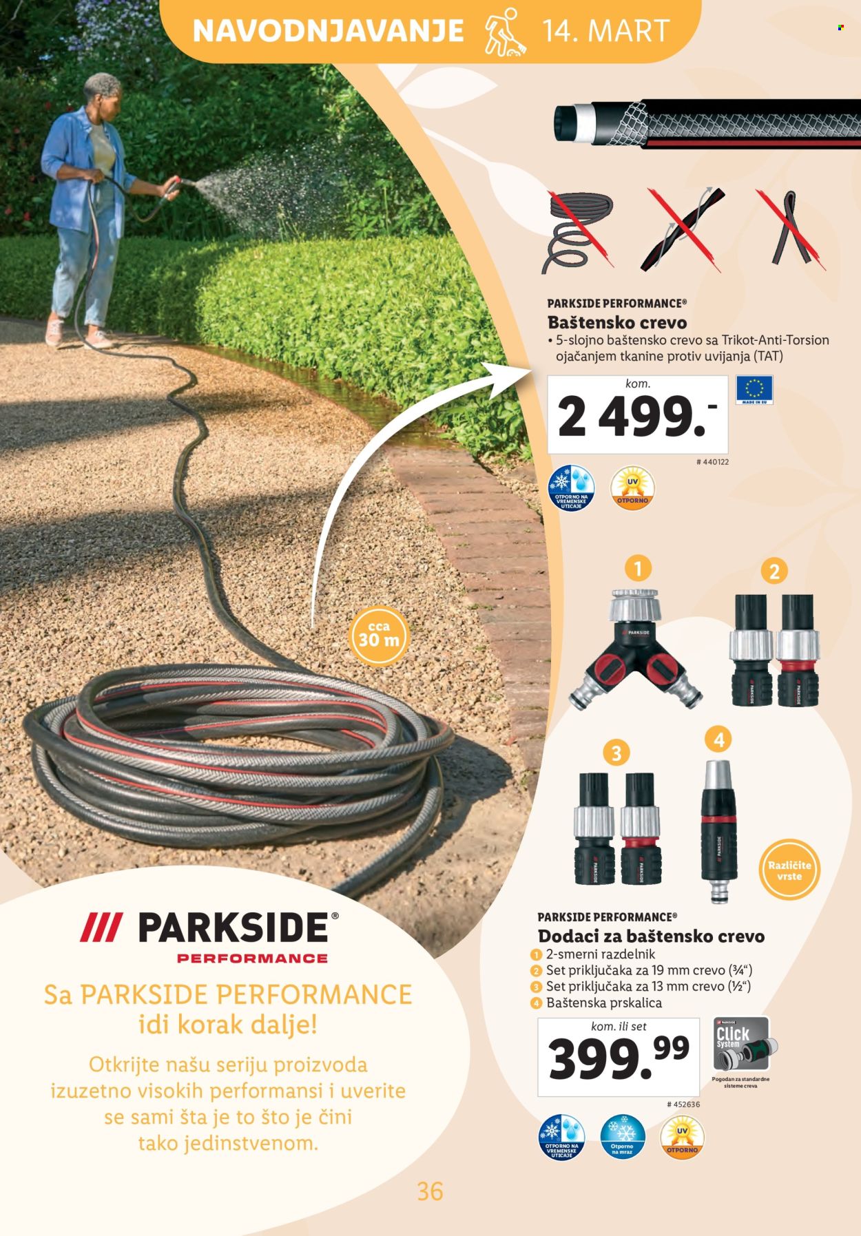 Lidl katalog. Stranica 36