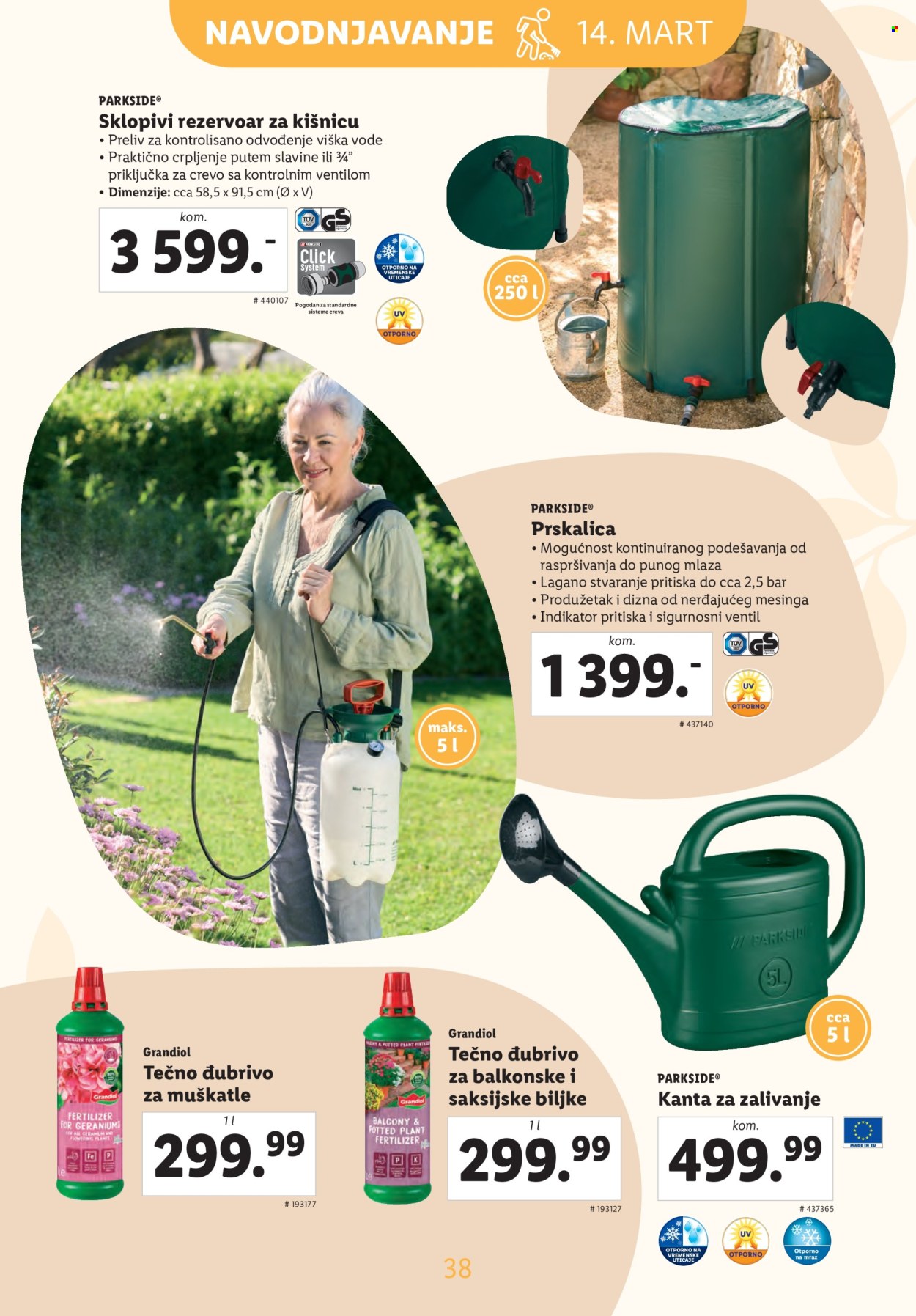 Lidl katalog. Stranica 38