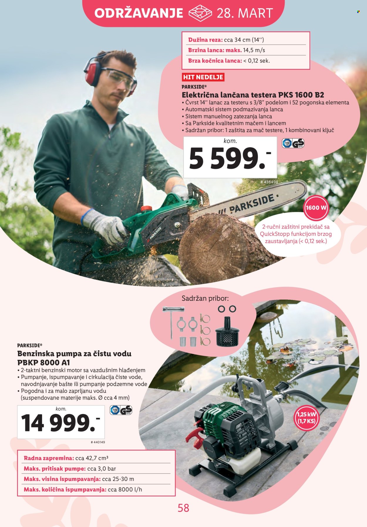 Lidl katalog. Stranica 58