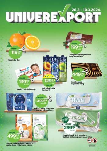 Univerexport katalog - 26.02.2024 - 10.03.2024.