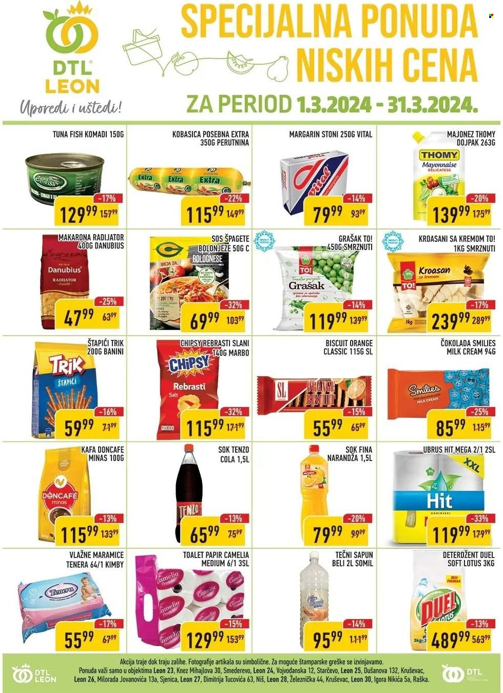 Leon Diskont katalog - 01.03.2024 - 31.03.2024. Stranica 1