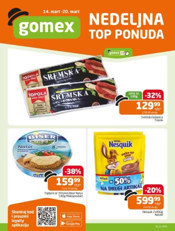 Gomex katalog - 14.03.2024 - 20.03.2024.
