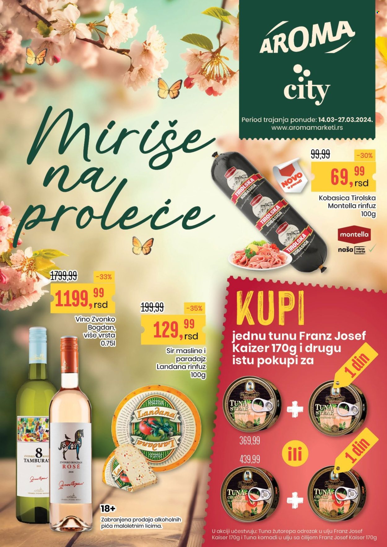 Aroma Market katalog - 14.03.2024 - 27.03.2024. Stranica 1