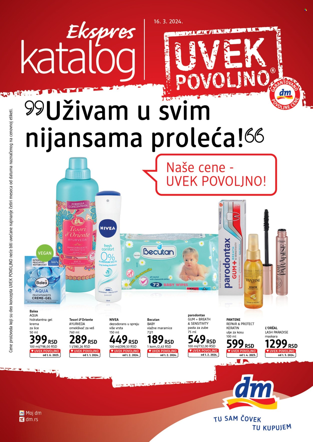 dm drogerie katalog. Stranica 1