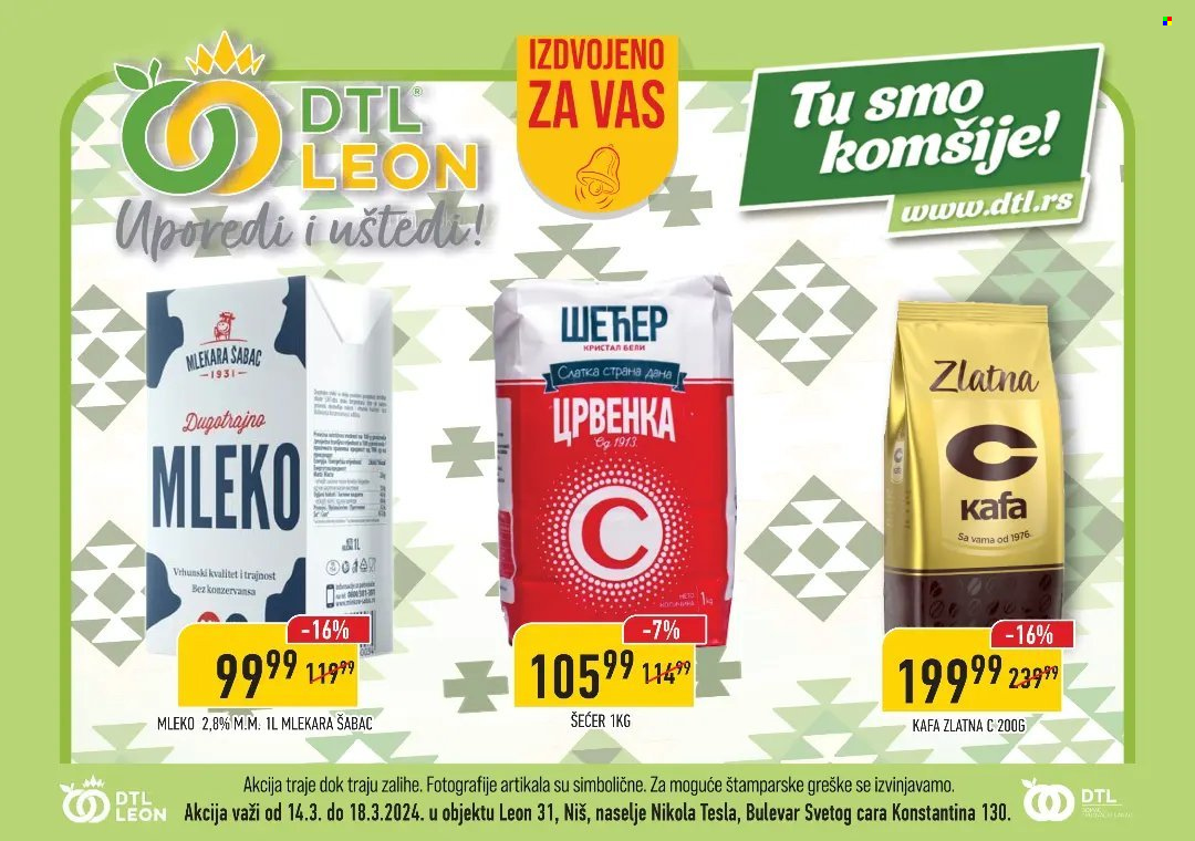 Leon Diskont katalog - 14.03.2024 - 18.03.2024. Stranica 1