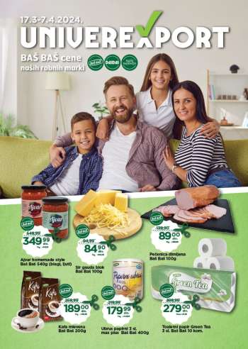 Univerexport katalog - 17.03.2024 - 07.04.2024.