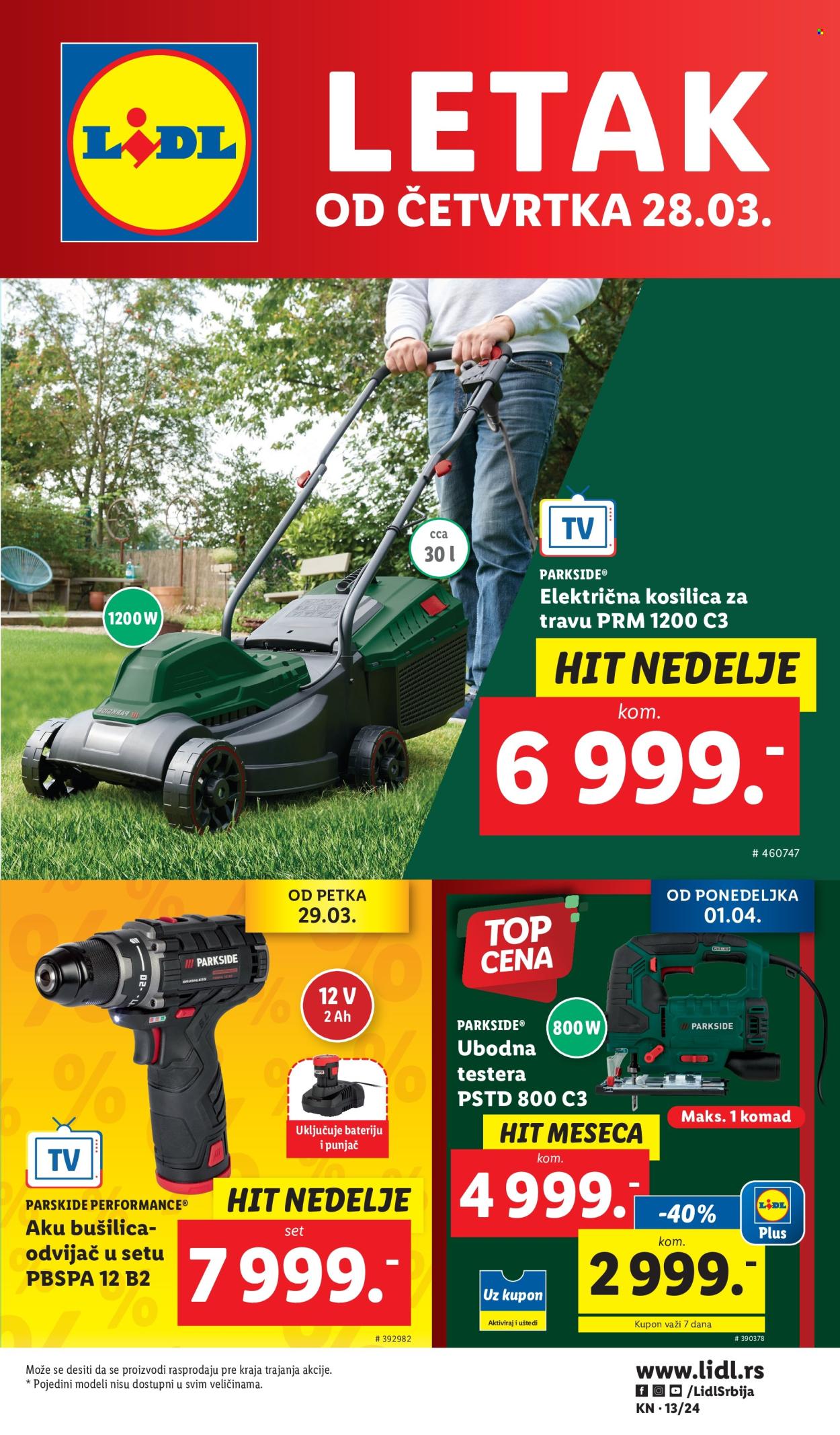 Lidl katalog - 28.03.2024 - 03.04.2024. Stranica 1