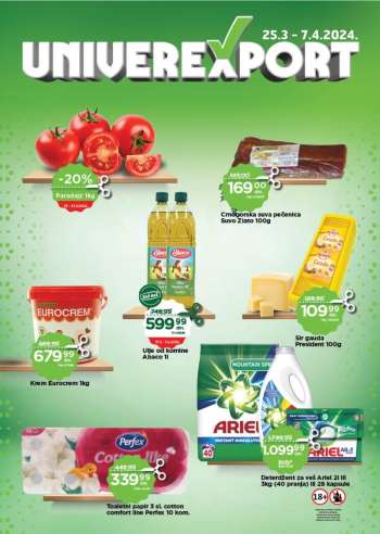 Univerexport katalog - 25.03.2024 - 07.04.2024.