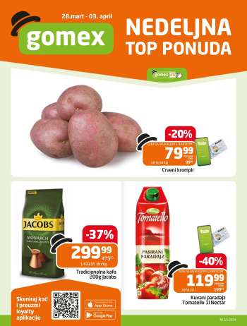 Gomex katalog - 28.03.2024 - 03.04.2024.