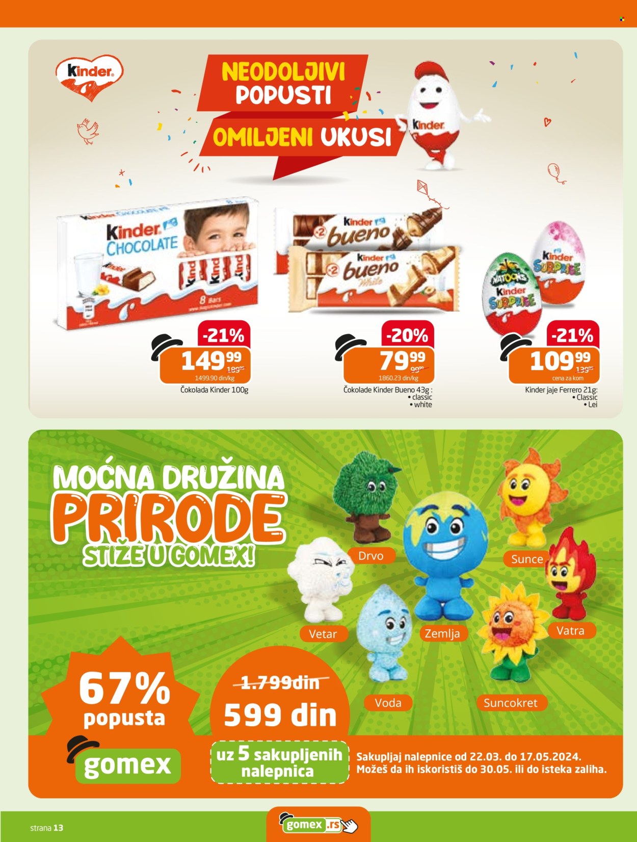 Gomex katalog - 28.03.2024 - 03.04.2024. Stranica 13
