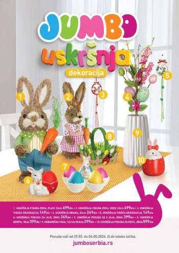 Jumbo katalog - 29.03.2024 - 04.05.2024.