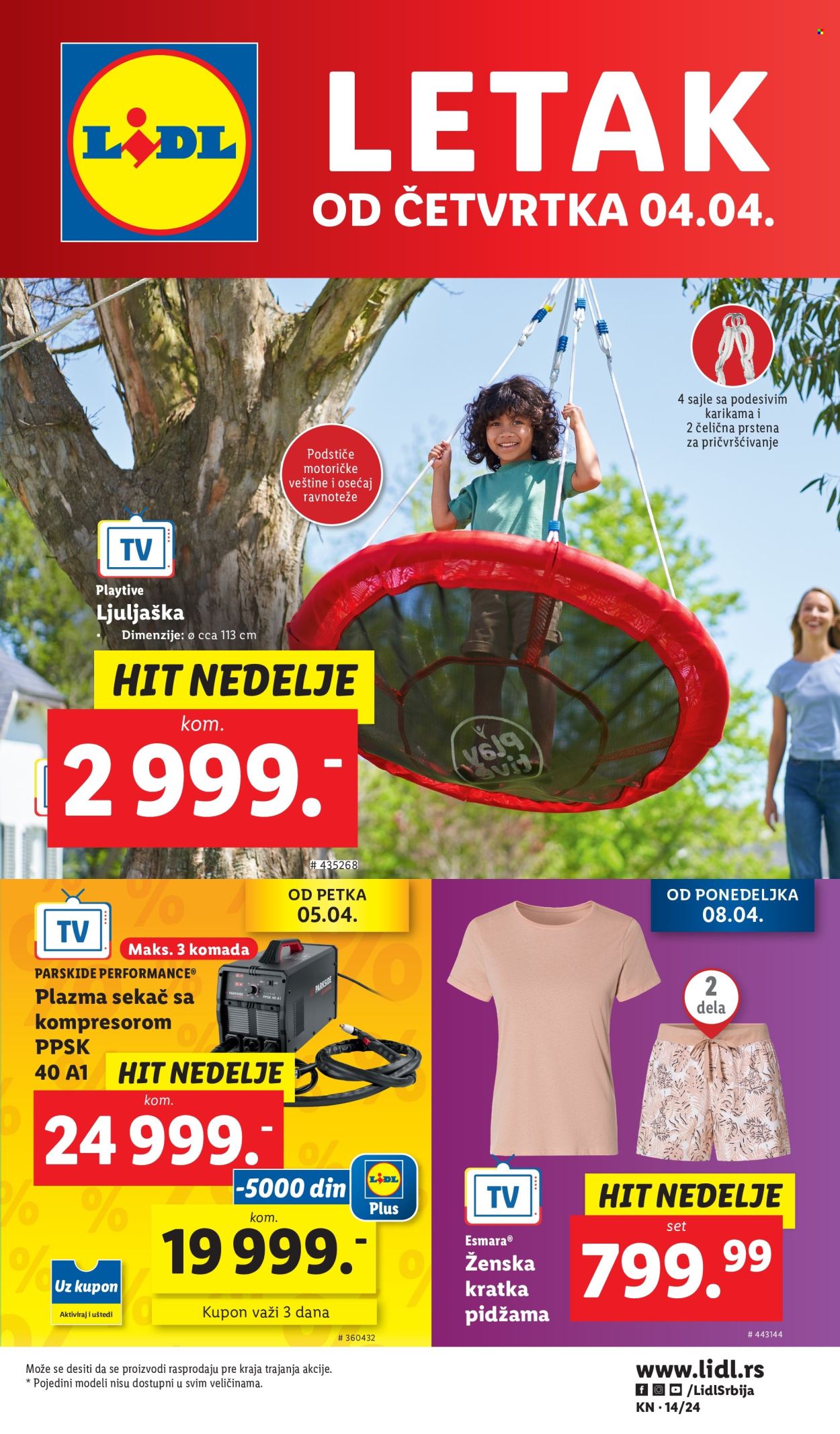 Lidl katalog - 04.04.2024 - 10.04.2024. Stranica 1