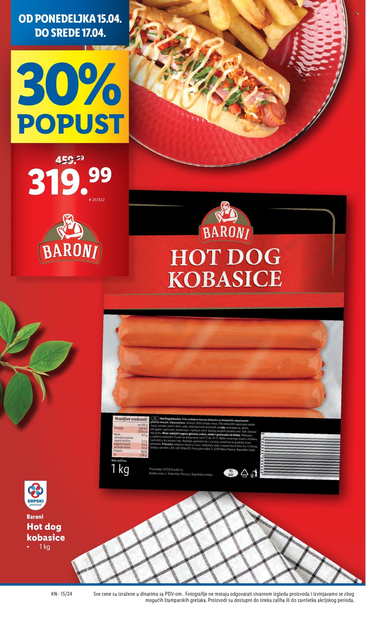 Lidl katalog - 11.04.2024 - 17.04.2024. Stranica 30