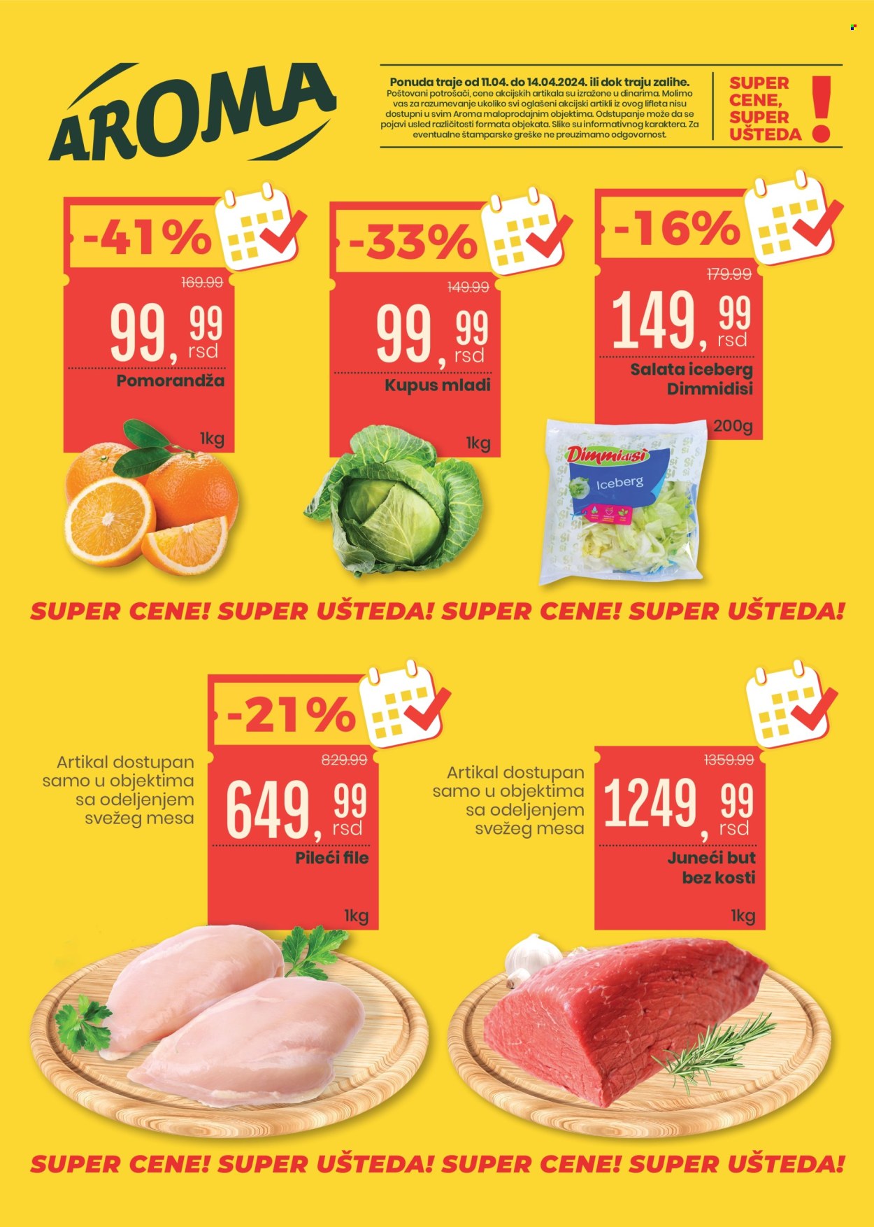 Aroma Market katalog - 11.04.2024 - 14.04.2024. Stranica 1