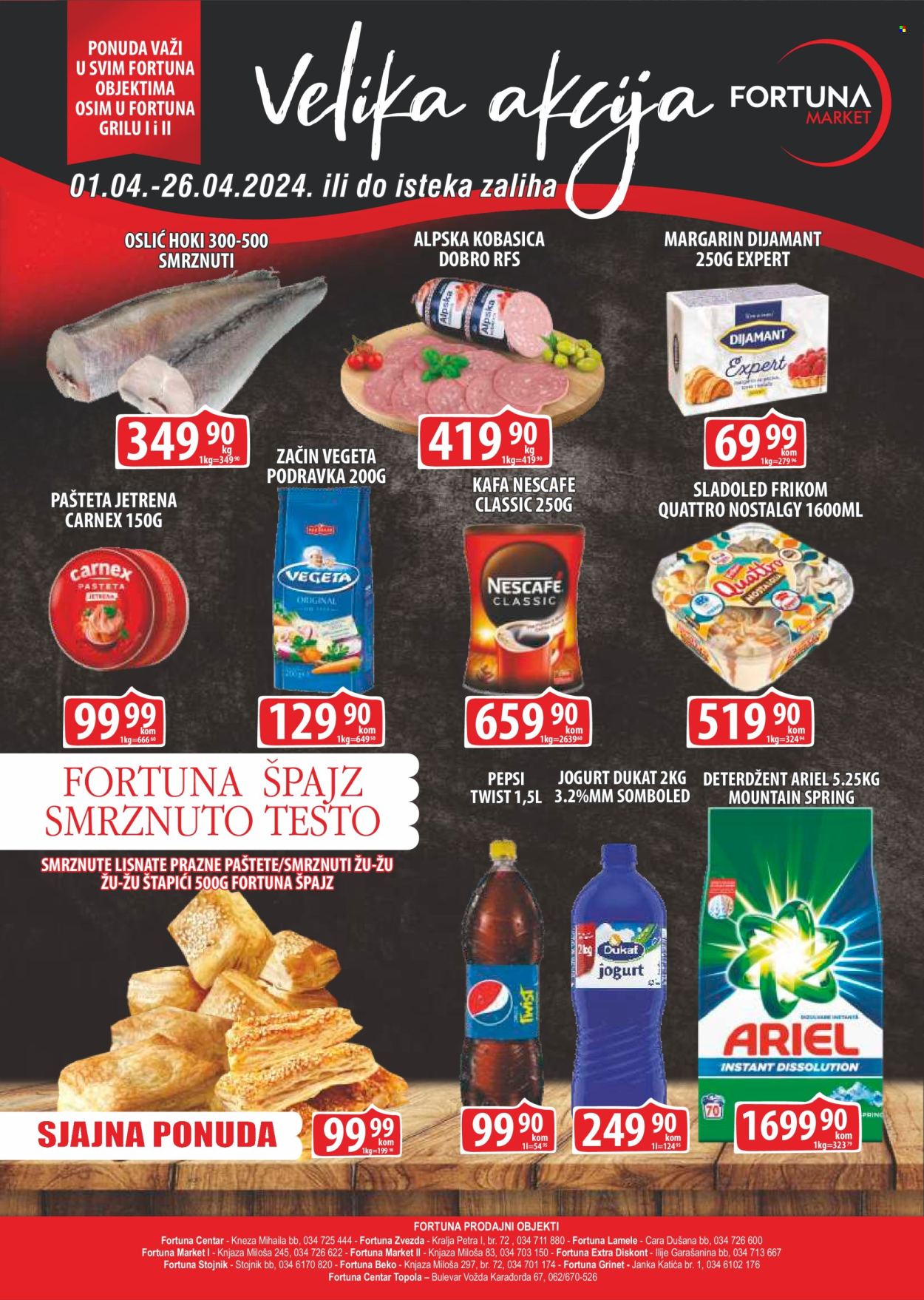 Fortuna Market katalog - 01.04.2024 - 26.04.2024. Stranica 1