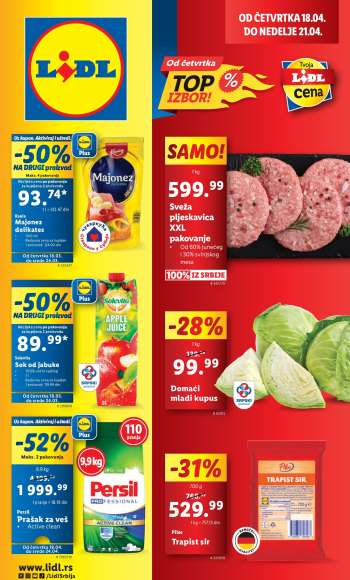 Lidl katalog - 18.04.2024 - 24.04.2024.