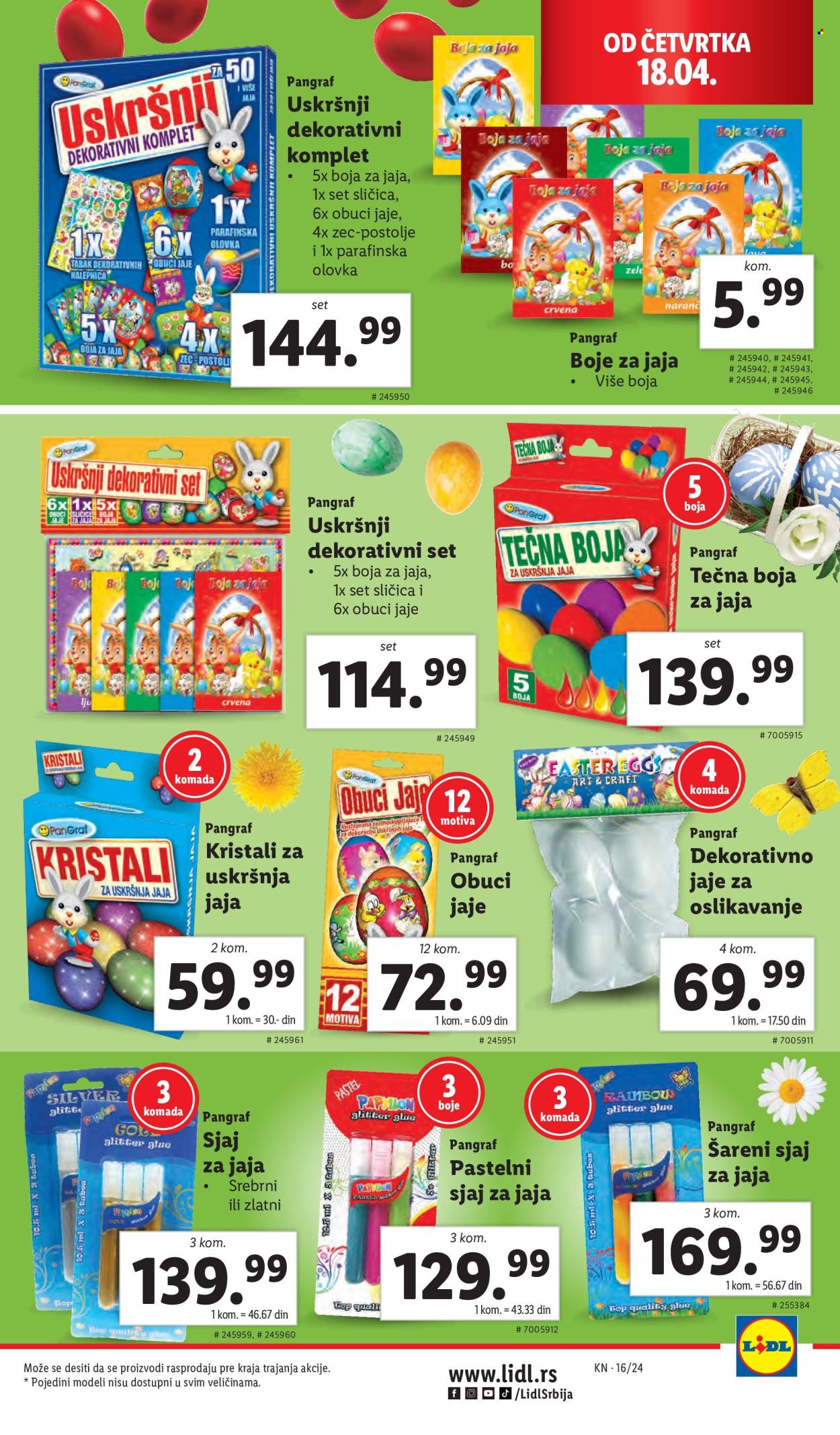 Lidl katalog - 18.04.2024 - 24.04.2024. Stranica 17