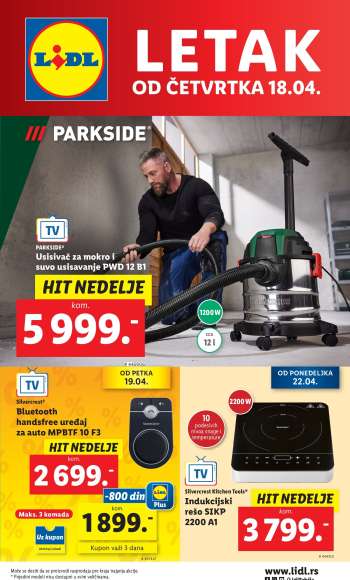 Lidl katalog - 18.04.2024 - 24.04.2024.