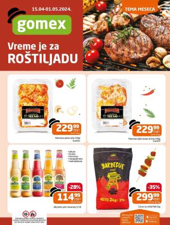 Gomex katalog - 15.04.2024 - 01.05.2024.