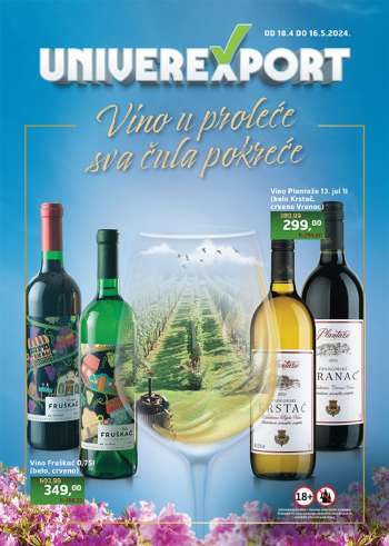Univerexport katalog - 18.04.2024 - 16.05.2024.