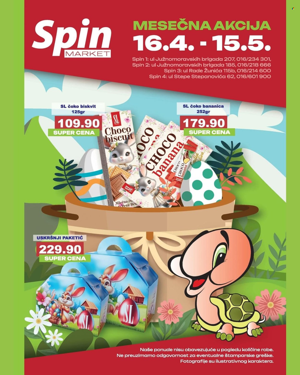 Spin Market katalog - 16.04.2024 - 15.05.2024. Stranica 1