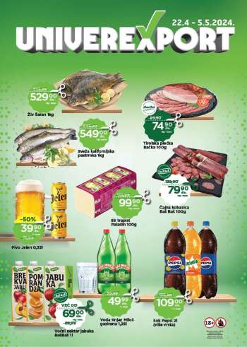 Univerexport katalog - 22.04.2024 - 05.05.2024.