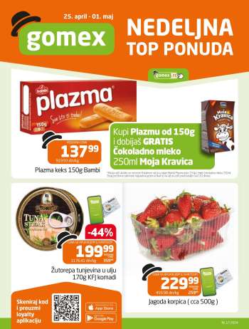 Gomex katalog - 25.04.2024 - 01.05.2024.