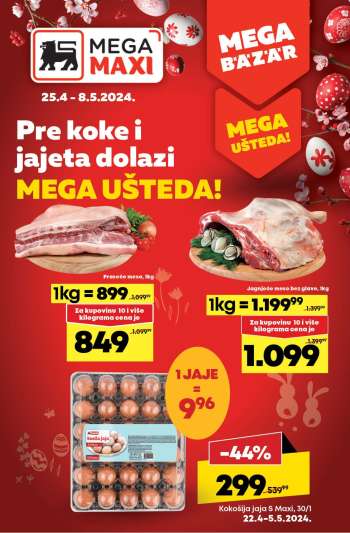 Mega Maxi katalog - 25.04.2024 - 08.05.2024.
