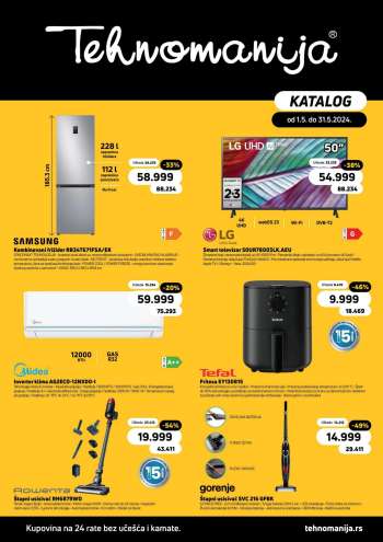 Tehnomanija katalog - 01.05.2024 - 31.05.2024.
