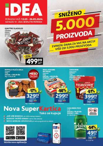 Idea katalog - 13.05.2024 - 26.05.2024.