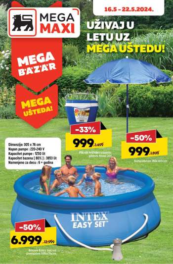 Mega Maxi katalog - 16.05.2024 - 22.05.2024.