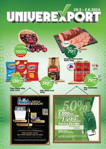 Univerexport katalog - 20.05.2024 - 02.06.2024.