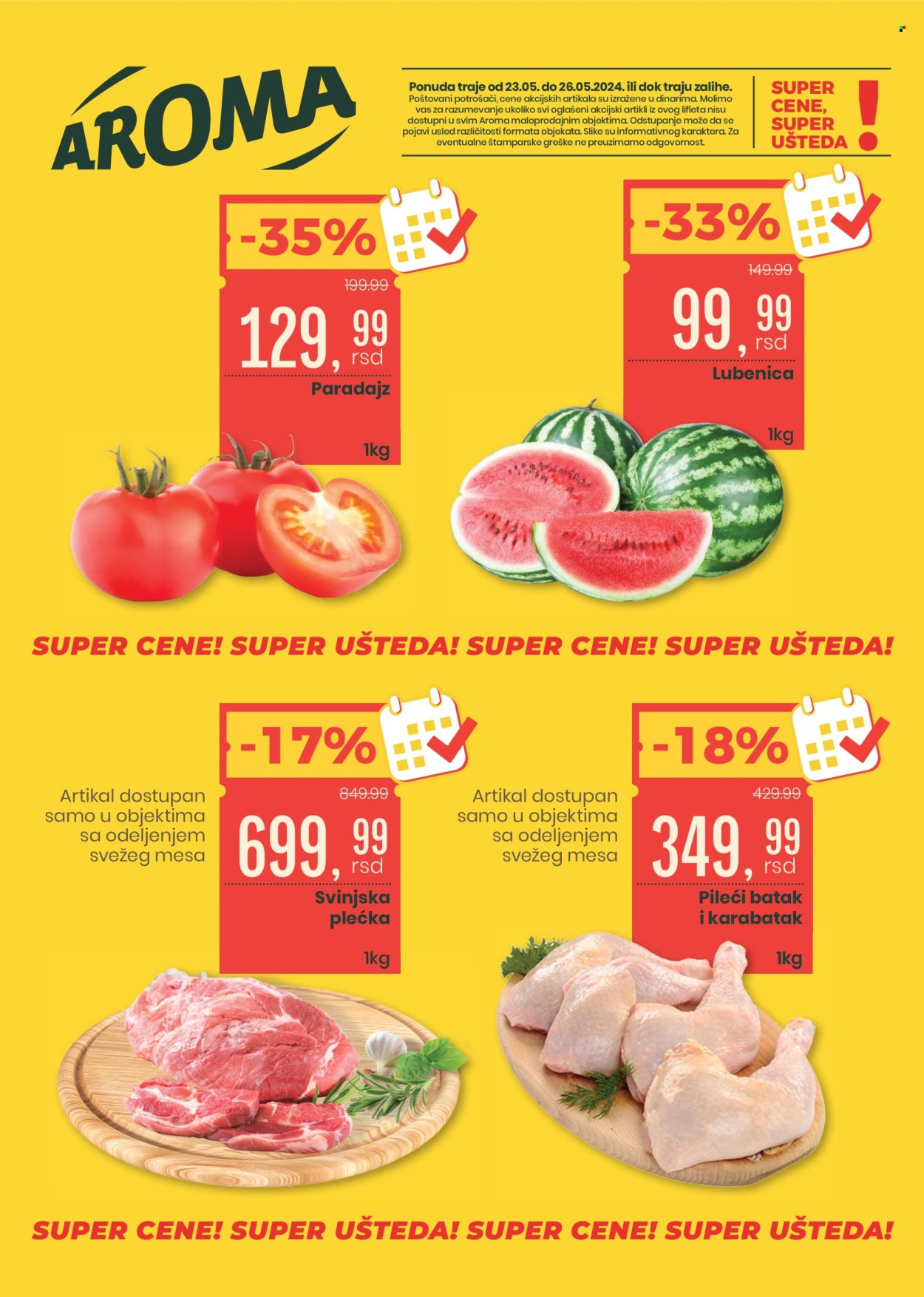 Aroma Market katalog - 23.05.2024 - 26.05.2024. Stranica 1