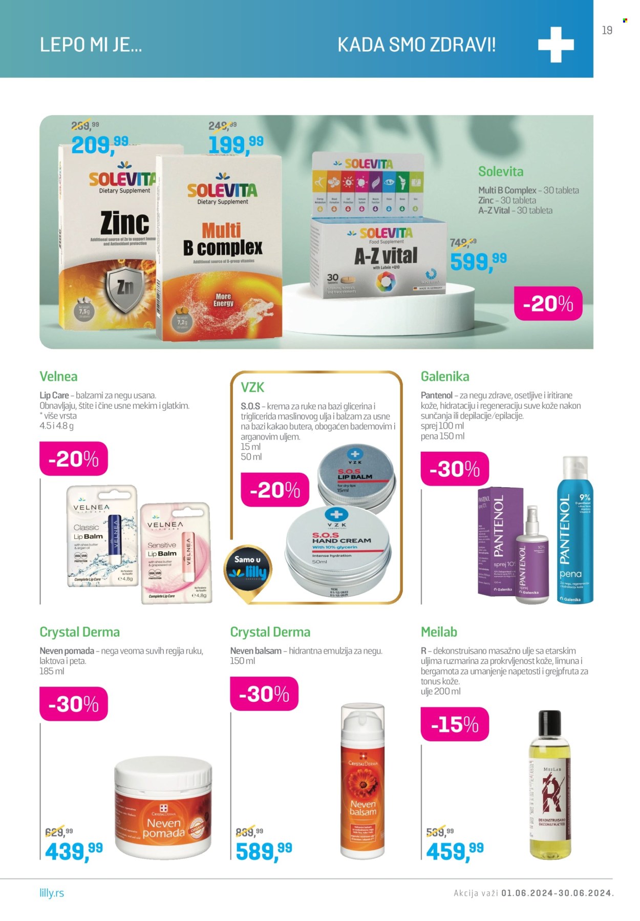 Lilly Drogerie katalog - 01.06.2024 - 30.06.2024. Stranica 19