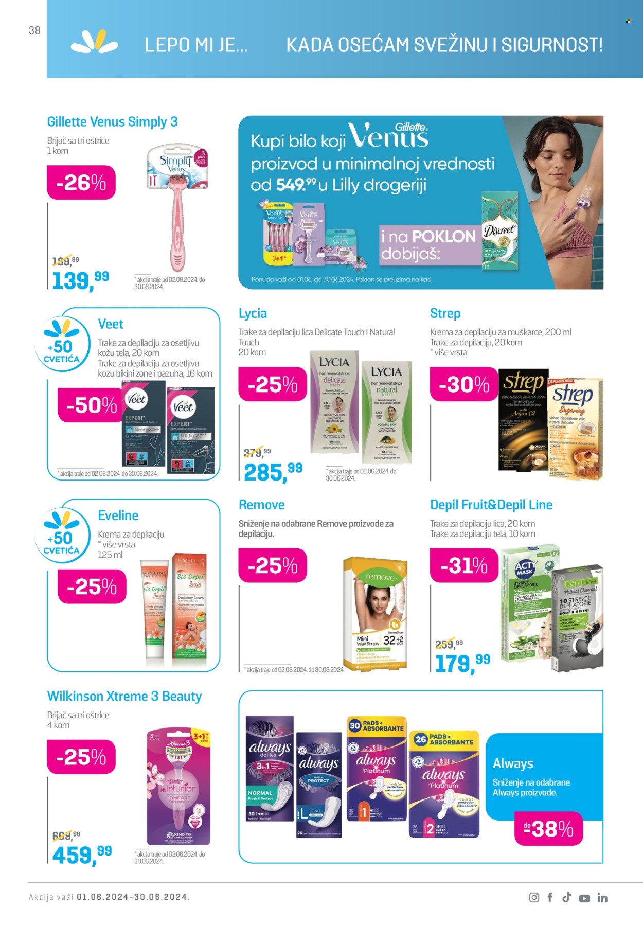 Lilly Drogerie katalog - 01.06.2024 - 30.06.2024. Stranica 38